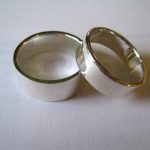 Handcrafted wedding rings